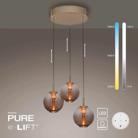 Paul Neuhaus modern függeszték pure e-infinity barna pln2222-97