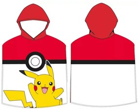 Pokémon Pokeball strand törölköző poncsó 50x115 cm