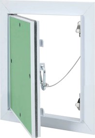 vidaXL Hozzáférési panel Zöld és Ezüst 20 x 25 cm