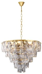 Kristály csillár láncon CHELSEA 6xE14/40W/230V