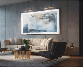 Sárgaréz színű LED fali lámpa Cuadro – Trio