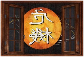 Poszterek 120x80 Japán kör