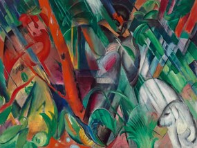 Reprodukció In the Rain, Franz Marc