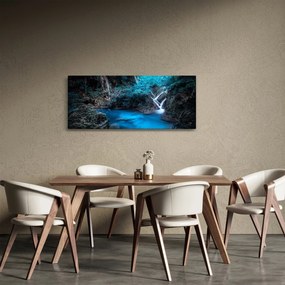 Kép - Varázslatos éjszaka egy trópusi erdőben (120x50 cm)