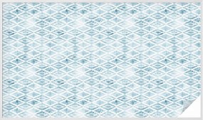 Öntapadós ablakfólia adatvédelemhez Kék rombuszok 200x116