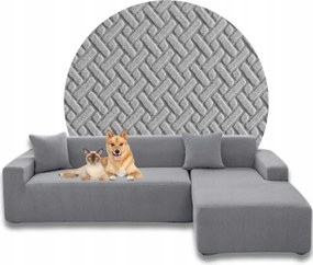 Sarok Huzat Kanapé Jacquard Halszálka Jobbos Prémium 2+2 Oeko-tex