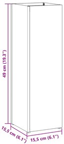 Esernyőtartó Fekete Fém Kompakt Minimalista Esernyőtartó