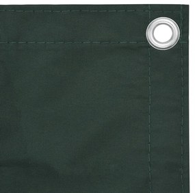 sötétzöld oxford-szövet erkélynapellenző 90 x 300 cm