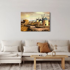 Kép - Szélmalmok (90x60 cm)