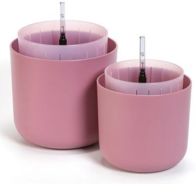 Plastia öntözőedény Tolita Air rózsaszín, átmérő19 cm, 19 cm átmérőjű