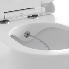 Ravak X01912 - Függesztett WC bidéfúvókával CHROME, kerámia/fehér