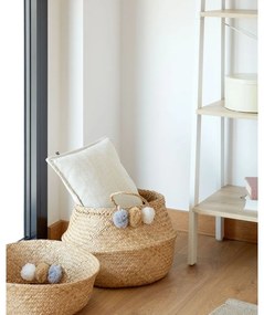 Lenkeverék párnahuzat 45x45 cm Blok – Kave Home