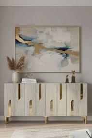 Nota 150 - White, Travertine, Gold