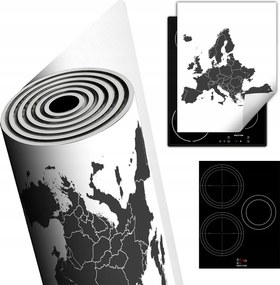 Tűzhelyvédő Szőnyeg Asztali Dekoráció 40x52 Fehér kártya