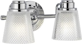 Quintiesse HUDSON QN-HUDSON2-BATH Fali lámpa 2x3,5W/G9 3000K 640LM IP44