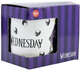 Wednesday Nevermore porcelán bögre 325 ml (11 oz) Díszdobozban