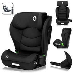 Lionelo - Autós gyerekülés NEAL i-Size 100-150 cm Fekete karbon