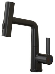 Mara mosogató csaptelep multifunkciós fejjel fekete