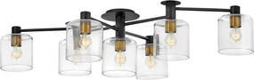 Quintiesse AXEL QN-AXEL7-BK Plafonlámpa 7x60W/E27