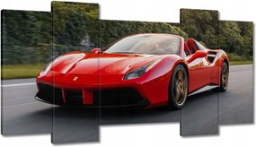 Vászonkép 120x65 Piros Ferrari út