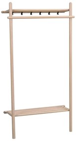 Natúr színű tölgyfa előszoba bútor Milford - Rowico