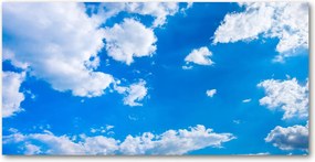Fotó üvegkép Felhők az égen 140x70