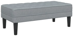 Pad Light Grey 113x57x39 cm Szövet
