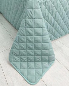 Ágytakaró szövet Edina 240cm menta steppelt 0,5m