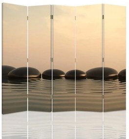 Gario Paraván Szürke zen kövekbol álló kompozíció Méret: 180 x 170 cm, Kivitelezés: Klasszikus paraván