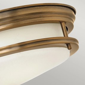Quintiesse HADRIAN QN-HADRIAN-FS-BR-OPAL Süllyesztett mennyezeti lámpa 2x40W/E27 IP44
