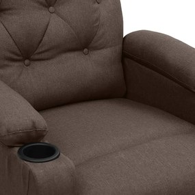 barna szövet felállást segítő fotel