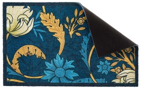 Lábtörlő 50x80 cm William Morris Blue – Artsy Doormats