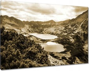 Képek 100x70 Tátra Lengyel hegyek Kilátás