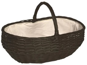 Fonott kosár fához fogantyúval 40x65 cm