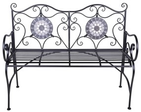 Fekete fém kerti pad Jalua – Garden Pleasure