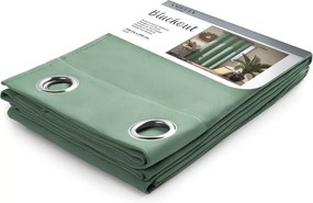 Eyelets Mint zöld sötétítő függöny, 140 x 245 cm - AmeliaHome