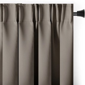 Szürkésbézs dimout (részleges sötétítő) függöny 200x245 cm Kierra – Restilo