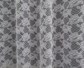 Mg Függöny jacquard 586/10 Fehér 250cm Minőség pol