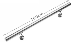 CHROME rozsdamentes kapaszkodó, 4,2×100cm, ezüst Monzana
