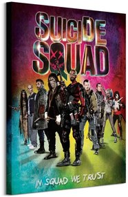 Art Group Vászonkép DC Comics Suicide Squad (Neon) Méret: 60 x 80 cm