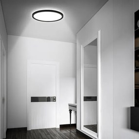 Briloner - MOVE LED fürdőszobai mennyezeti lámpa mozgásérzékelővel, 18W/230V, IP44, Ø 29 cm, fehér