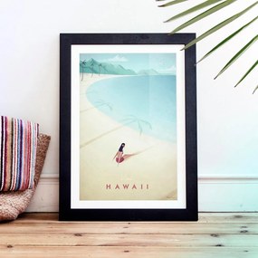 Poszter Hawaii, 30x40 cm - Travelposter
