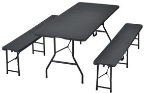 Juskys Kempingkészlet Amberg -180x74x74 cm
