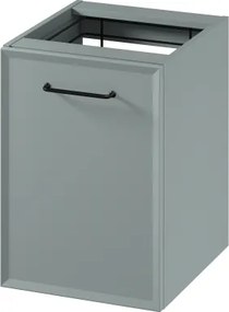 Cersanit S1022-010 - MILLE 40x45 cm falra szerelhető fürdőszobai szekrény szennyeskosárral, menta