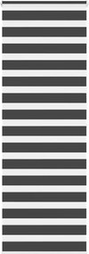 vidaXL zebrafüggönnyel fekete szövetszélesség 70,9 cm poliészter