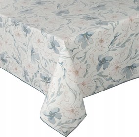 Abrosz dekoratív INES10 145x220 Eurofirany bézs világoskék virágmintás