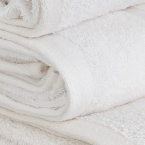 Fehér frottír pamut törölköző 50x100 cm Simple – Casa Selección