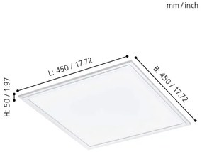 EGLO 97629 - RGB LED fényerőszabályozható lámpatest SALOBRENA-C LED/24W/230V