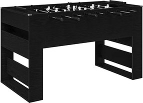 vidaXL Foci Asztal Fekete Tölgy 146,5 x 74 x 85 cm Faanyag