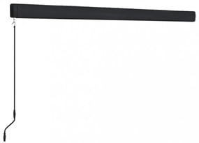 kék és fehér manuális kazettás napellenző 350 x 250 cm